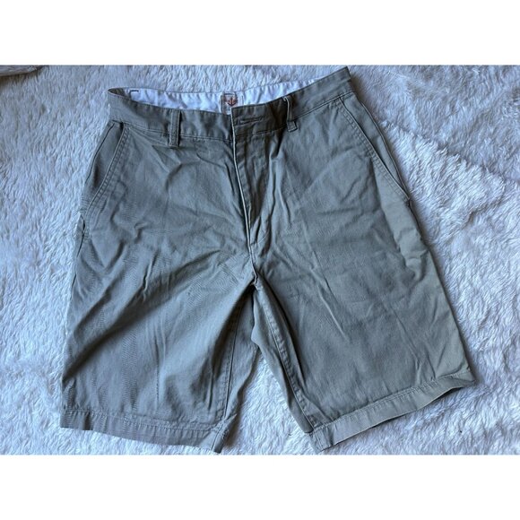 Men's beige flat front Dockers shorts Size 30 - Picture 1 of 5